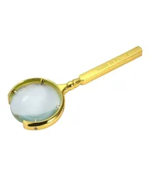 Handheld 70mm 8X Magnifying Magnifier Glass Lens Loop Loupe For Reading Jewelry Gold6625753