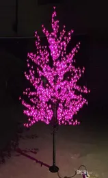 LED Cherry Blossom Tree Light 08m 12m 15m 18M Nowy rok ślub Luminaria dekoracyjne gałęzie drzewa lampa oświetlenie zewnętrzne 3592078