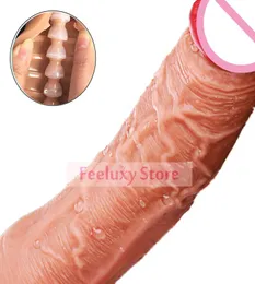 SML Dildo realista com a quilha Skin Selt Penis Real Dong para mulheres Masturbador G Massagem Spot Toys Sex Toys Real Big Dildo Penis Y19108612964