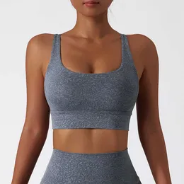 Lu bra yoga hizalanma tank üstü kadın yoga koşu seksi sutyen spor bra ropa deportiva limon ll egzersiz spor salonu kadın