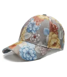 Beyzbol Kapağı Yeni Kadınlar Flora Baskı Spor Head Band Klasik Sun Sports Visor Şapka Kapağı Ayarlanabilir Şapka 2019 Dropship8427258