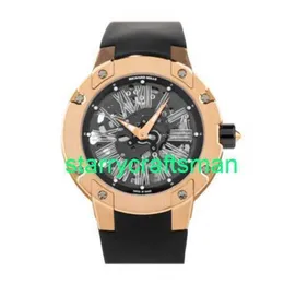 RM Luksusowe zegarki mechaniczne Mills Rm 033 Automatyzacja 45 mm różowe złoto Herren Armanduhr RM033 i RG ST9L