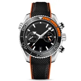 OMG 다이빙 시계 43 5mm 자동 기계식 세련된 스타일 남자 시계 방수 600 벨트 손목 시계 공장 공장 도매 Mont 306Y
