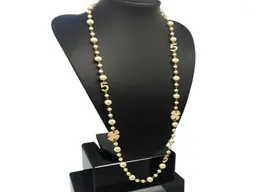 سلاسل 2021 Cnaniya المجوهرات محاكاة لؤلؤة لؤلؤة قلادة طويلة للنساء Bijoux femmes collier perles ذوي اليقظة perlasbijout4867786