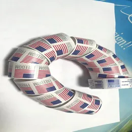 2018-postanki U.S. Flag Flag Roll po 100 USA Pierwsza klasa Postal Office Stamps Mailing for Defeles dziękuję Letters Postcard 2