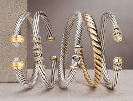 2021 Bracciale di lusso Bracciale alla moda Bracciale impilabile Bracciale per donne Matrimonio Full Cubbico Crycon Crystal Dubai Silver Colore Party8388318