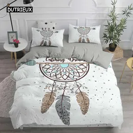 Bedding sets Dream Catcher Bedcover Set Elegant Bohemian Down Duvet Cover Large 240x220 Ethnic Duvet Cover Single Double King Comfortable Bedcover J0507