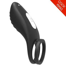 Outros itens de beleza da saúde Penis Cockring Cock Cock Ring Masculino CLITOR VIBRATO TELAÇÃO ESTIMULAÇÃO EJACULAÇÃO Q240508