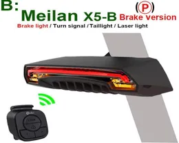 Wireless Bike light Brake Bicycle Rear Light laser tail lamp Smart USB Rechargeable Cycling Accessories Remote Turn led6824518