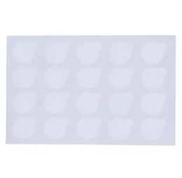 Yanlış Kirpikler 100 PCS Tek Kullanımlık Kıyafet Tutkal Tutucu Palet Kağıt Uzatma Pedleri Sticker 25cm Jade Stone Makeup1557505