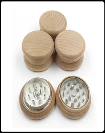 Acessórios de madeira de ervas de madeira Acessórios Wood Tobacco Grinder 50mm vs Sharpstone8931348