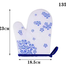 Long Section Thick Silicone Oven Mitt Non-slip Oven Gloves Heat Resistant Oven Gloves Designer 1pc
