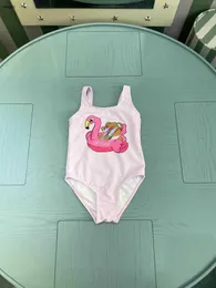 Marka Kids Tek Paruslu Mayo Güzel Pembe Kız Mayo Boyutu 80-150 cm Yaz Çocuk Plajı Bikinis Tasarımcısı Çocuk Yüzme 24 Mayıs