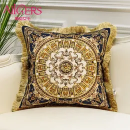 Avigers Luxurious Cushion Printing Tassel Velvet Throw Pillow Core Home Decorative European Design Srusader Sofa Bedroom Pillow Y200723 219V