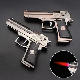 Metalowy pistolet lżejszy pistolet Butan Torch Lighters Modele zabawkowe