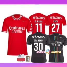 23 24 Jerseys de futebol Benfica di Maria Rafa Petar Fredrik Aursnes David Neres Antonio Silva Bah Orkun Kokcu Casper Otamendi Camises Clube de Futebol Camisa Uniformes