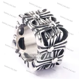 Chrome Jewelry Designer Ch Cross chromes Ring Men Usisex Fashion Finger Bague Mens Heart Jewelry Classic Rings Gifts