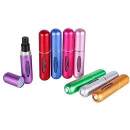 2024 NEW 5ml Bottom Charge Perfume Refillable Bottle Liquid Container Cosmetic Spray Bottle Dispenser Press Head Portable Travelfor liquid