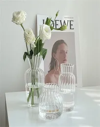 Прозрачные стеклянные вазы для растительной бутылки цветочной горшки скандинавской творческий гидропонный террариум контейнер для цветочного стола 24649813
