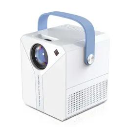 Projektoren Q96 Tragbarer Projektor Android 9.0 Bluetooth WiFi Home Theater Projector 1280 * 720p 4 3/16 9 Seitenverhältnis Mini -Projektor J240509