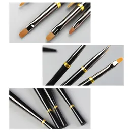 Nagelmålning Borste Set Professional Pull-Line Phototerapy Pen Multifunktionell målning Pen Nagelverktyg