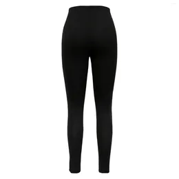 Frauenhose hohe Taille Leggings Ladies Sporty Hosen dicker doppelte Breast Casual für feine Frauen Soild Schlankung Jogginghosen