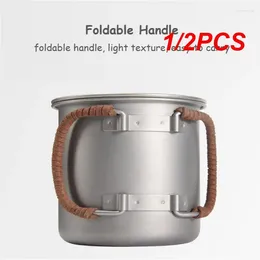Mugs 450ml Pure Titanium Coffee Cup Metal Mug Outdoor Water Glass Beer Beverage Can Boil