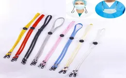 Einstellbare Maskenverlängerung Gesichtsmaske Lanyard Sicherheitsmaske REST -Ohrhalter Seil am Halsschnur Drop Schutz Halter Seile DDA37435171