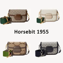 حقيبة مصمم فاخرة أكياس الكتف 1955 حقيبة سرج أعلى جودة حقيبة يد حقيقية من الجلد متعدد الاستخدام