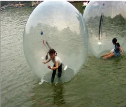 2m 08mm inflatable large Ball Zorb Balls Water Walking Balls Dancing Ball Sports Ball walk on water with zipper PVC water toy3911966
