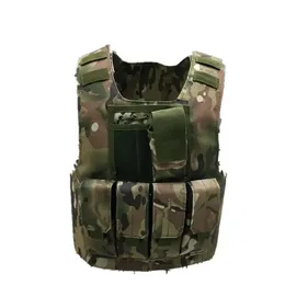 Kids Camouflage Tactical Bulletproof Vests Military Uniforms Combat Armor Army Soldier Equipment Special Forces Cosplay Costumes 240430