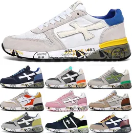 Designer Premiatas Shoes Italy 2024 New for Men Women Sneakers Genuine New Vintage Premiate Sneakers Couple Rice Premiada Shoes Running Sneakers Casual Shoes