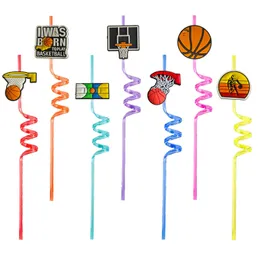 Coppe usa e getta STS Basketball 27 a tema Crazy Cartoon riutilizzabile in plastica per bere per la festa marina