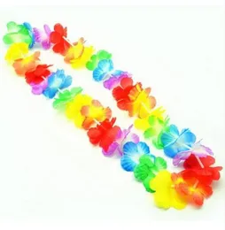 100pcslot Leis Flower Garlands Hawaiantropical Party Hen Night Fancy Dress Necklace4337520