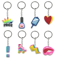 Andere Modezubehör Neue Kosmetik -Serie Keychain -Schlüsselkette für Kid Boy Girl Party bevorzugt Geschenke Schlüsselanhänger Paar Rucksackketten ot7st