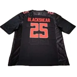 2024 Rutgers Scarlet KnightRaheem Blackshear＃25 Real Full Embroidery College Jersey Size S-4XLまたはカスタム任意の名前または番号ジャージー