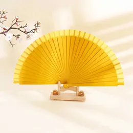 Produkte im chinesischen Stil Hand Holzklappfan Chinesische klassische Tanzfan hochwertiger Kunsthandwerk falten Fan Home Dekoration Elegente Frau