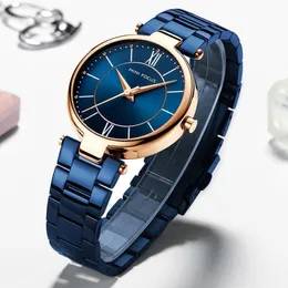 Нарученные часы Minifocus fashion Женщины смотрят лучшие дизайнерские водонепроницаемые Lady Watch for Woman Quartz Женские наручные часы 265Z