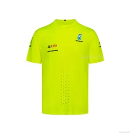 New For Mercedes F1 Racing Team Polos T-shirt Motorsport Auto Petronas Summer Quick Dry Breathable Do Not Fade Cold Feeling8884440