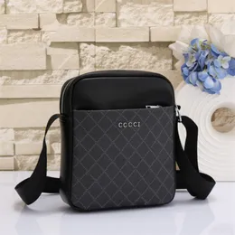 Designer Aktentasche Männer Business Lederbeutel Frauen Umhängetaschen gestreifte Plaid Laptops Bags Mode -Briefcasen 191g