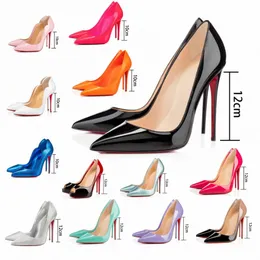 Дизайнерские нижние высокие каблуки обувь черная патентная кожа Рибре обнаженная розовая белая фиолетовая фиолетовая женщина Whitedress Женщина Peep-Toes Sandals84rt#