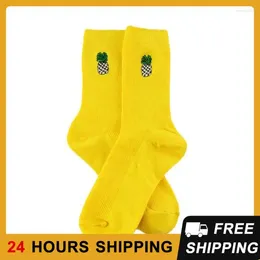 Frauen Socken bestickte Strümpfe weiche und komfortable langlebige Frucht Baumwolle Mode Frauen bunte Design bequemer Socken