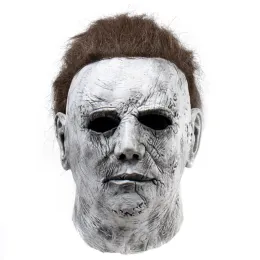 Masks Halloween Michael Myers Killer Mask Horror Cosplay Costume Prop Latex Horror Scary Masks Carnival Masquerade Party Costume Prop
