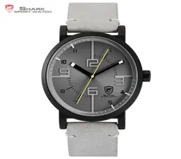 Bahamas Saw Sport Watch Grey Relogio Masculino Simple 3d Special Long Second Hand Men Male Quartz Leather Band Clocksh571 Y2604075