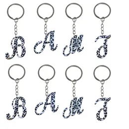 Keychain gynnar Zebra stora bokstäver Keychains Tags Goodie Bag Stopper Julklappar och semester Charms nyckelkedjegåva för fans Otsza