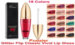 Pudaier Lip Gloss Glitter Lipstick Lipstick Lipstic 18 Colori Classic Vivid Lip Gloss Pearlite Made Velvet Matte Rossetti Matte A impermeabile Diam7286860