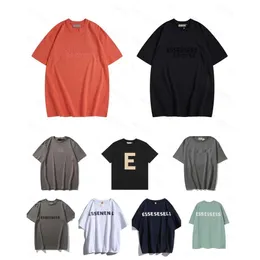 남성 티셔츠 에센 셔츠 tials tshirt fg tees 1977 단색 느슨한 남성 여성 디자이너 Tshirt tees 패션 탑 남자 트렌드 힙합 옷 반바지 슬리브 옷 cv