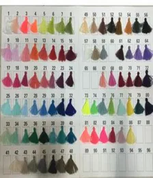 480pcs 60colors in stock craft tassels Tassel silk charms Small 28cm loop long decorative Key cushion tassel1584500