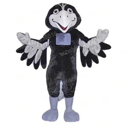 Erwachsene Größe Black Hawk Maskottchen Kostüm Top Cartoon Anime Theme Charakter Carnival Unisex Erwachsene Größe Weihnachtsgeburtstagsfeier Outdoor Outdoor