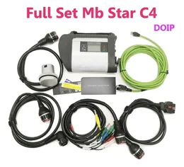 Programmatore WiFi Multiplexer completo MB Star C4 DOIP per Mercedes BE-NZ Diagnostico Strumento per camion per auto 12V 24V